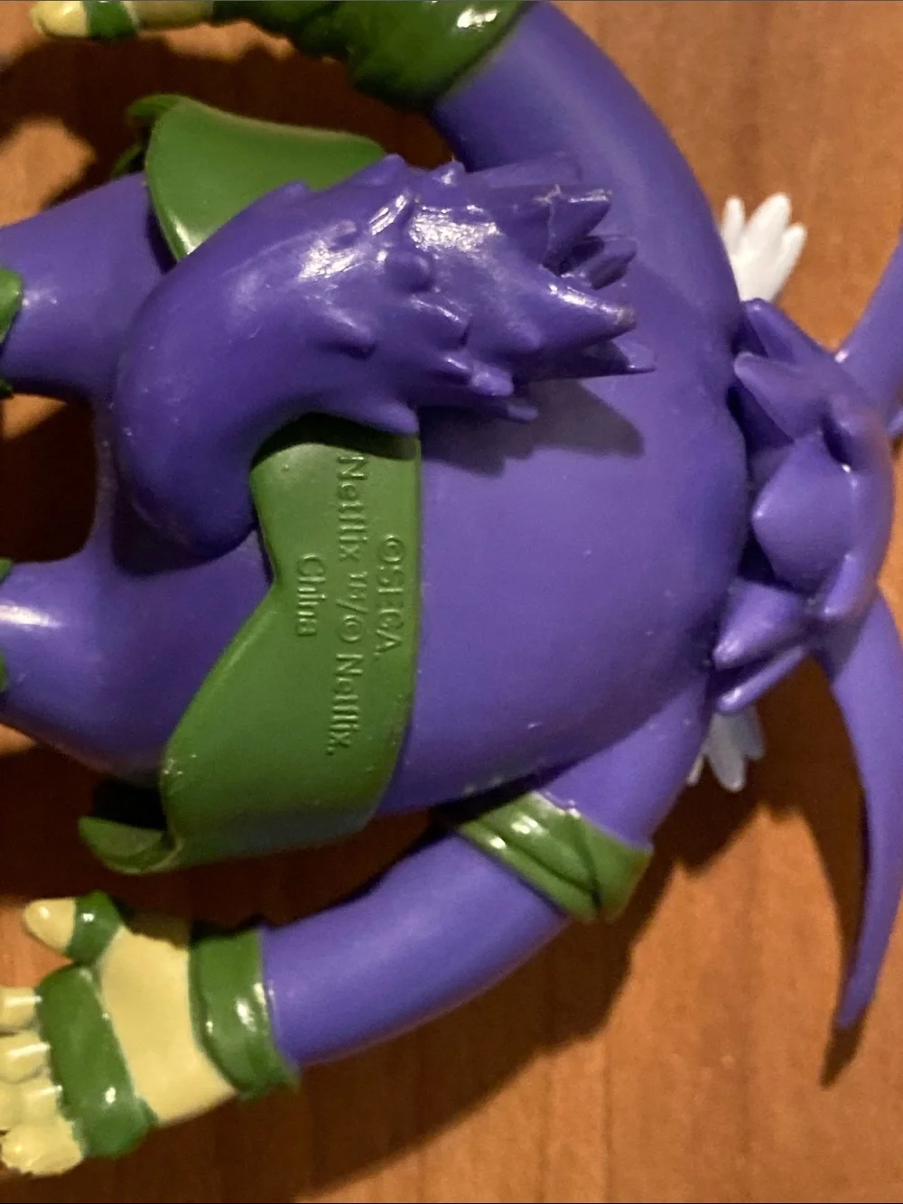 Weird lil Purple & Green Creature Figure Toy